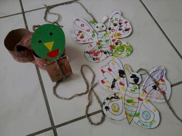 Papillon à colorier